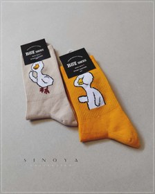 تصویر جوراب فانتزی ساقدار 