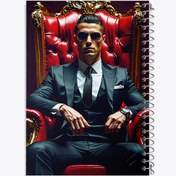 تصویر دفتر مشق خندالو طرح کریستیانو رونالدو ۵۰ برگ 