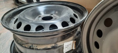 تصویر رینگ چرخ فولادی مگان سایز ۱۶ اینچ 