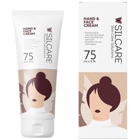 تصویر کرم مرطوب کننده دست و صورت سیلکر مناسب انواع پوست با رایحه نارگیل و شکلات Coconut & Chocolate Aroma Hand & Face Cream