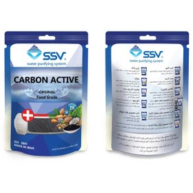 تصویر فیلتر دستگاه تصفیه آب اس اس وی مدل Carbon active وزن 140 گرم 