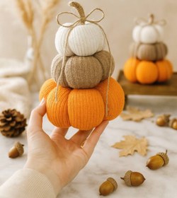 تصویر کدو کاموایی ۳ تایی Polish pumpkin, 3 pieces