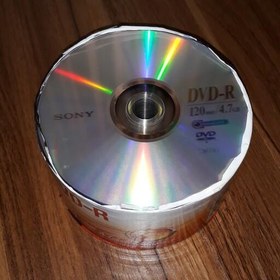 تصویر 48 عدد دی وی دی خام DVD-R سونی اصل تایوان نو ، با هولوگرام سونی جهانی (اورجینال) 