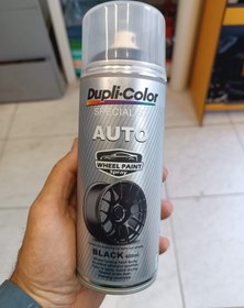 تصویر اسپری مشکی مات رینگ Wheel paint spray