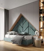 تصویر تخت خواب نوجوان کلبه ای 