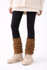 تصویر لگ وارمر زنانه زمستانی 