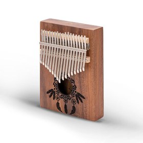 تصویر کالیمبا ذوزنقه بلوط طرح پر سرخ پوستی b 