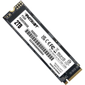 تصویر اس اس دی 2 ترابایت پاتریوت مدل P320 M.2 2280 PCIe Gen3 NVMe Patriot P320 M.2 2280 PCIe Gen3 NVMe 2TB Internal SSD