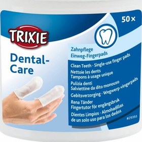 تصویر دستمال مرطوب دهان و دندان سگ و گربه برند تریکسی TRIXIE Dental Care 