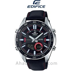 تصویر ساعت مچی مردانه کاسیو مدل EFV-C100L-1A با بند چرم 