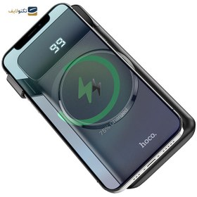 تصویر پاوربانک هوکو مدل J76 ظرفیت 10000 میلی آمپر Power bank “J76” wireless charging 10000mAh