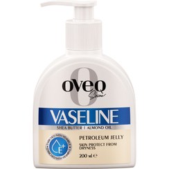تصویر وازلین اوک شاین حجم ۲۰۰ میل حاوی شی باتر و روغن بادام 