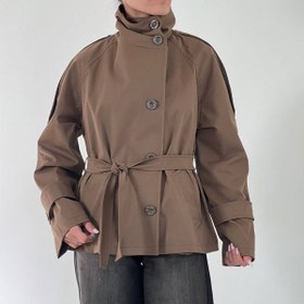 تصویر بارانی کتان زارا کد 1250 