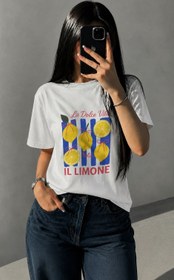 تصویر تیشرت طرح IL LIMONE توت فرنگی پنبه 28 