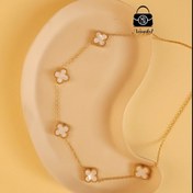 تصویر گردنبند طلایی طرح ونکلیف | زیورآلات ظریف و لاکچری 