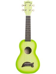 تصویر Kala Makala Dolphin Soprano Ukulele Green Apple Burst 