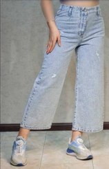 تصویر شلوار جین بوتکات ( دمپا )قد100 