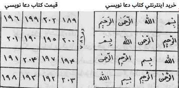 تصویر خريد اينترنتي کتاب دعا نویسی قدیمی قيمت کتاب دعا نویسی 50 عدد 