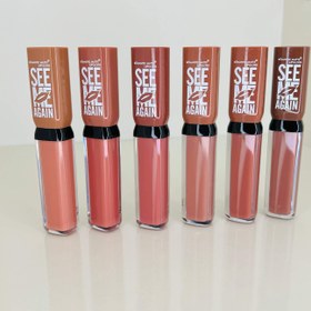 تصویر رژمایع نوود مخملی گوشتی مانگاری بالا Lipgloss