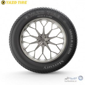 تصویر لاستیک یزد تایر 185/65R 15 گل مرکوری Yazd Tire 185/65R 15 MERCURY