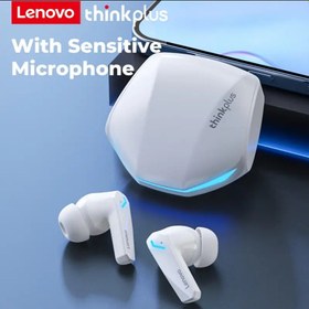 تصویر هندزفری بلوتوثی لنوو مدل GM2 Pro Lenovo Bluetooth handsfree model Live Pods GM2 Pro