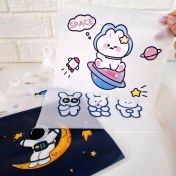 تصویر کاور A5 کیوت زیپ‌دار 