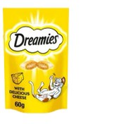 تصویر تشویقی گربه دریمیز طعم پنیر وزن ۶۰ گرم 