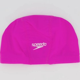 تصویر کلاه شنا pu - آبی 