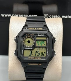 تصویر ساعت دیجیتال کاسیو مدل AE-1200WH-1BVDF ا Casio AE-1200WH-1BV Digital watch Casio AE-1200WH-1BV Digital watch