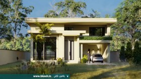 تصویر نقشه خانه 250متری دوبلکس پنج خواب villa-094 