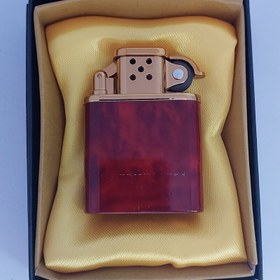 تصویر فندک سنگی استیل به همراه جعبه هدیه 