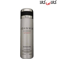 تصویر اسپری بدن دئودورانت Johnwin HOMME SPORT مردانه 