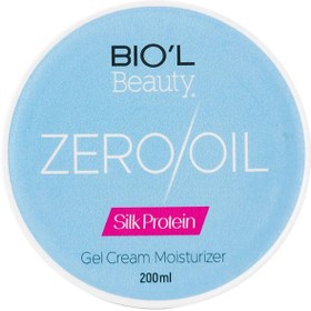 تصویر بیول ژل کرم دست و صورت و بدن مرطوب کننده فاقد چربی | biol zero oil silk protein 