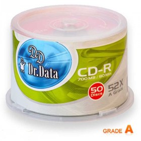 تصویر سی دی خام دکتر دیتا باکس دار 50 عددی (Dr.Data) کارتن 600 عددی (فقط عمده) Dr.Data CD-R