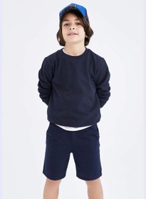 تصویر شلوارک بافتنی پسرانه برند Defacto Boy Knitted Short