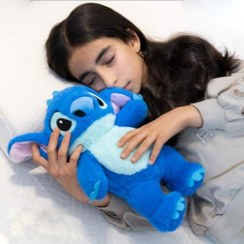 تصویر عروسک شخصیت استیچ تنفسی ارتفاع 32 سانتی متر عروسک استیچ پمپی نفس کش موزیکال وارداتی اورجینال