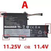 تصویر باتری لپ‌تاپ لنوو مدل L15L3PB1 / L15M3PB1 / L15C3PB1 ظرفیت 38Wh 