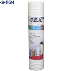 تصویر فیلتر الیافی دستگاه تصفیه آب سی سی کا مجموعه 5 عددی 