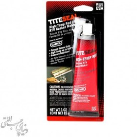 تصویر واشر ساز حرارتی قرمز گانک GUNK Red Silicone RTV Gasket Maker مدل T703V 