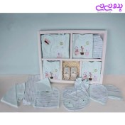 تصویر ست 19 تیکه بیمارستانی طرح گلدان کوکالو 