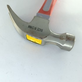 تصویر چکش میخ کش 500گرم دسته فایبر بلند 