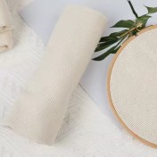 تصویر پارچه کتان ۱۴ کانت مناسب پانچ دوزی و شماره دوزی 