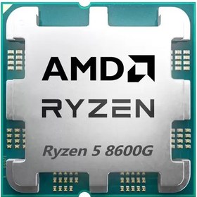 تصویر پردازنده کامپیوتر ای ام دی مدل Ryzen 5 8600G Tray AMD Ryzen 5 8600G Tray Computer Processor