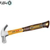 تصویر چکش دو شاخ دسته فایبر 29 میلی متر اینکو مدل HCH81029 