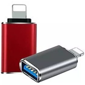 تصویر تبديل OTG ايفون پك مشكی OTG conversion of the black iPhone pack