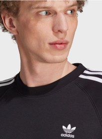 تصویر سویشرت کلاسیک سه خطی برند adidas originals Classic 3 Stripe Sweatshirt