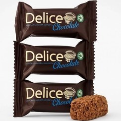 تصویر شکلات خارجی Delice غلات رژیمی طعم دارک (پک خودتو بساز) 