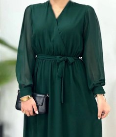 تصویر پیراهن حریر یلدا 