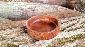 تصویر کاسه چوبی لبه صاف 20 wood bowl