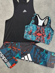 تصویر ست ۳تیکه تاپ لگ نیمتنه - ۶ 